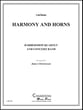 Harmony and Horns Concert Band sheet music cover